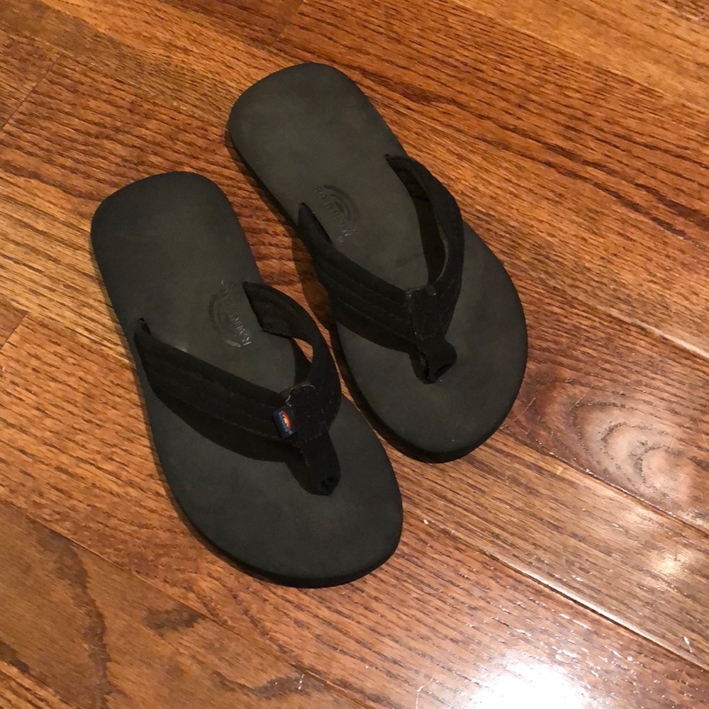 Rainbow flip flops Children’s size 2-3